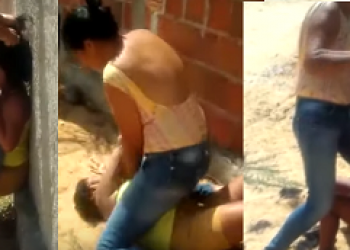 Vídeo: mulher agride e corta o cabelo da suposta amante do marido no Piauí